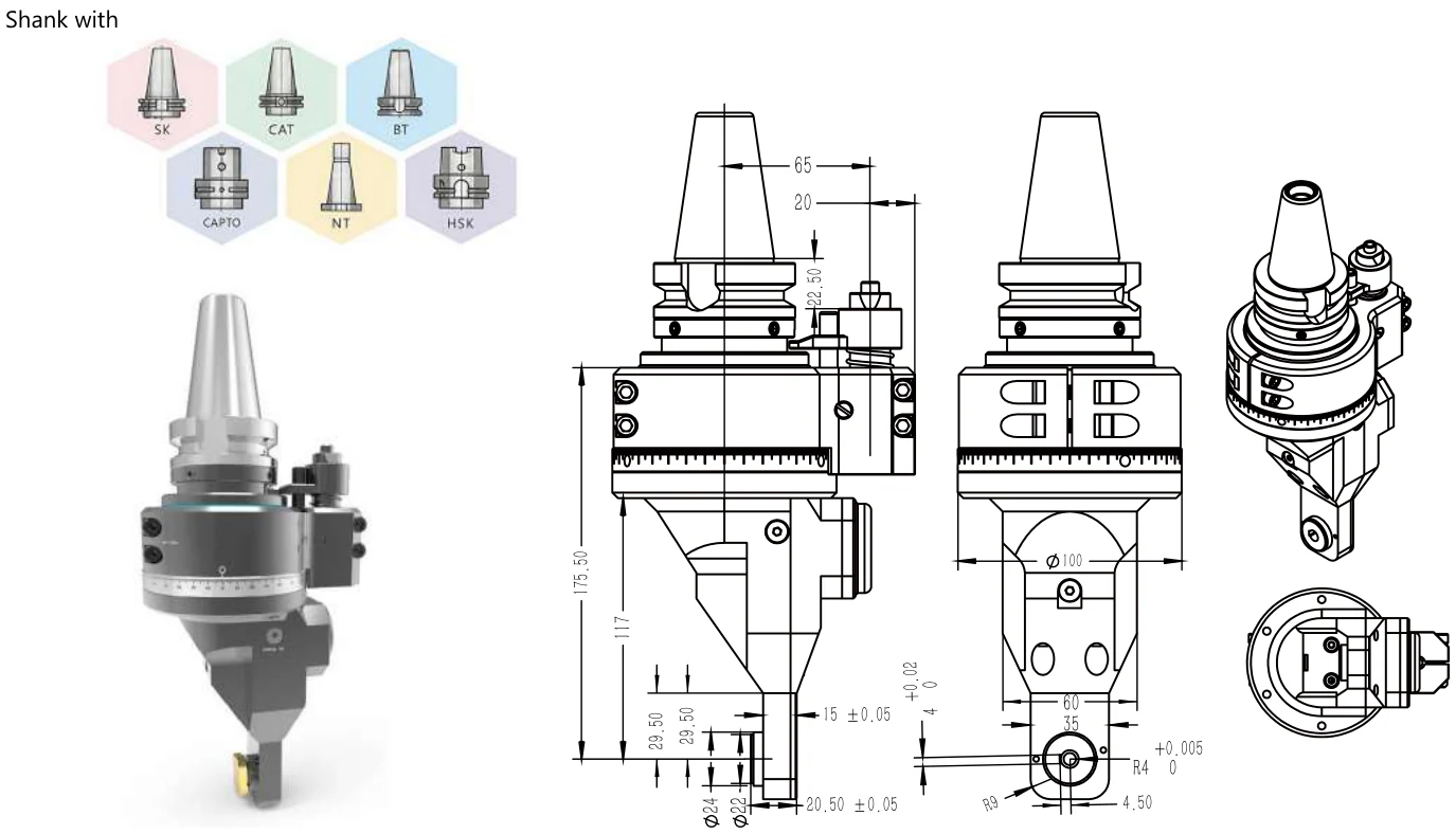 All 137 Mongtec Angle Head Models — product view