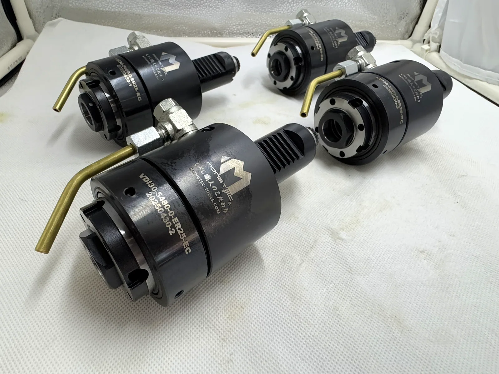 A group of Mongtec driven tool holders ready for despatch
