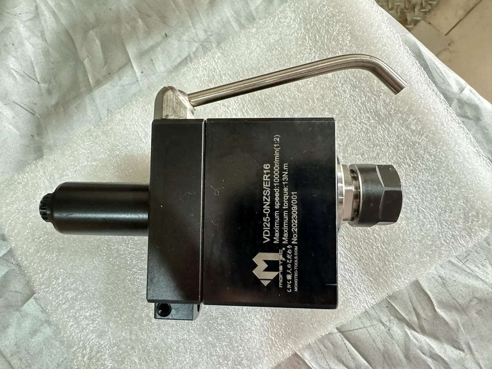 Mongtec VDI25 driven tool holder for ER16 collets