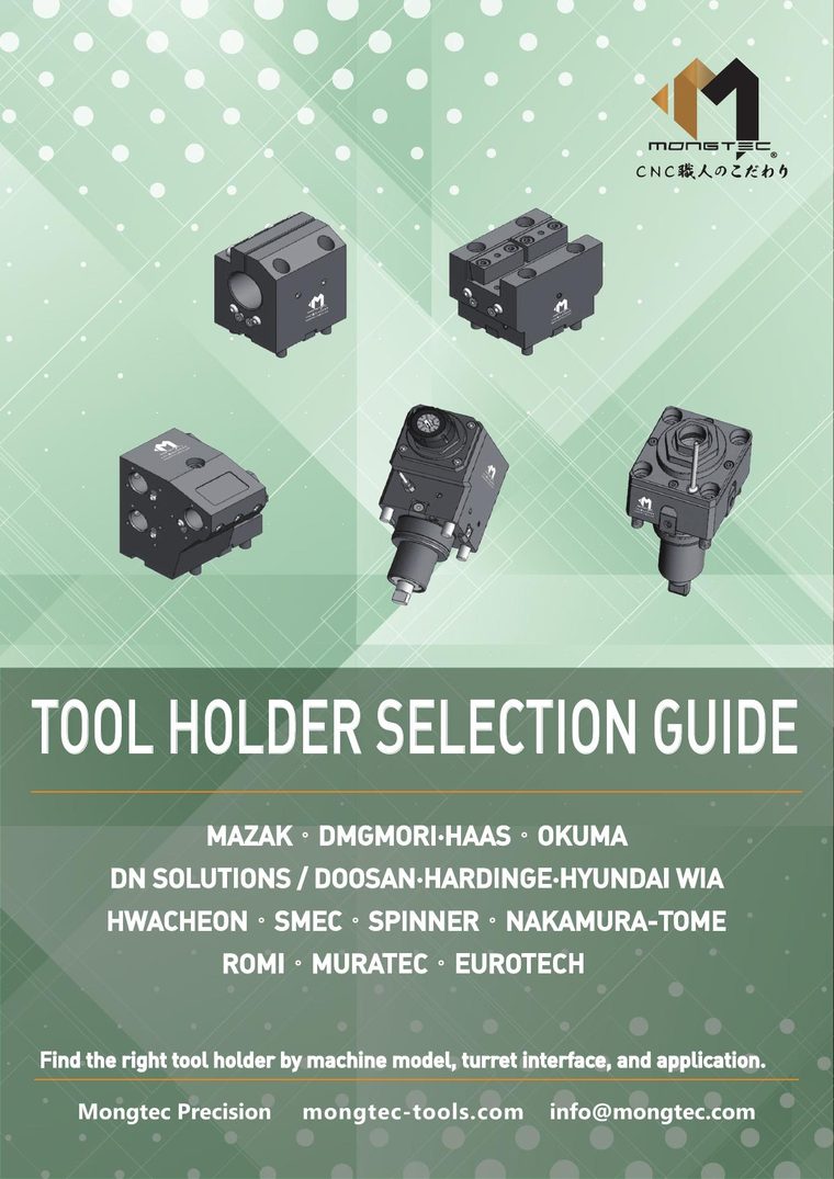 TOOL HOLDER SELECTION GUIDE Ver 2026.08 — pemegang alat mengikut jenama mesin, antara muka turret dan aplikasi