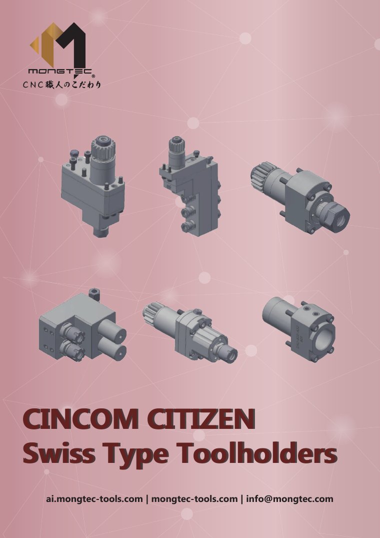 Citizen Cincom Swiss Type Toolholders
