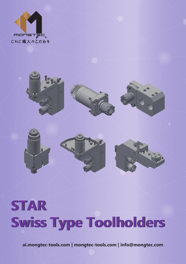 Star Swiss Type Toolholders