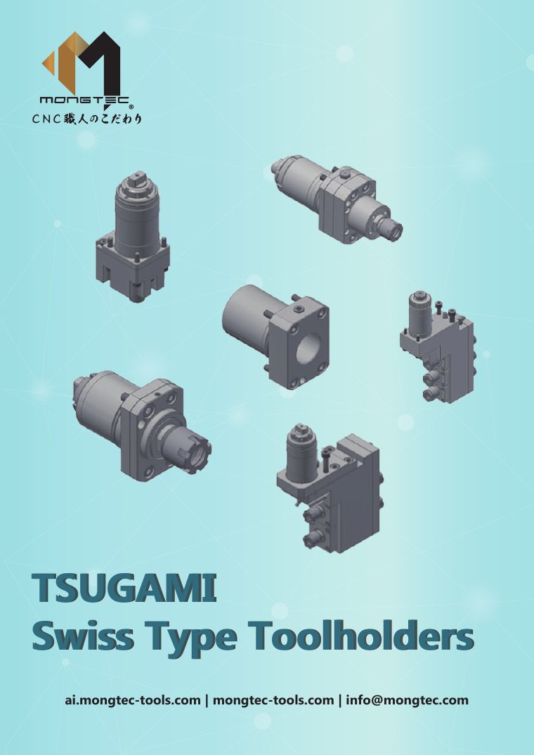Tsugami Swiss Type Toolholders