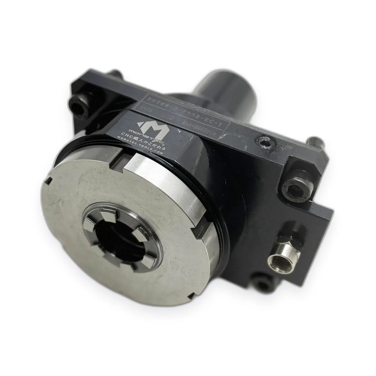 Mongtec BMT driven (live) tool holder with ER collet chuck and internal coolant port