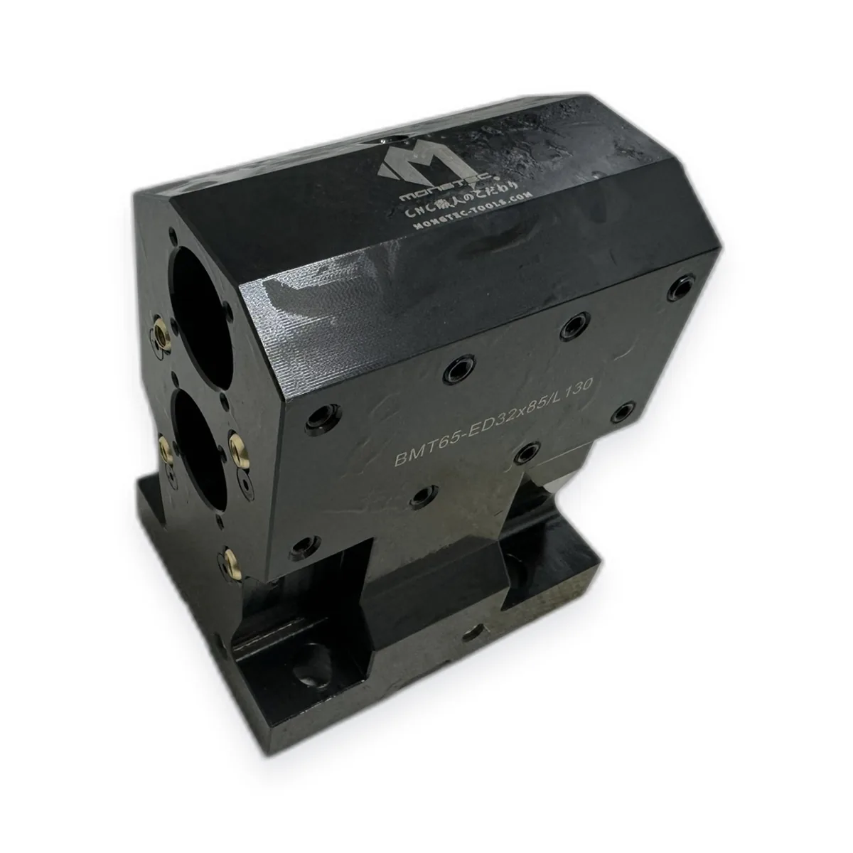 Mongtec BMT static turret tool holder with twin boring-bar bores