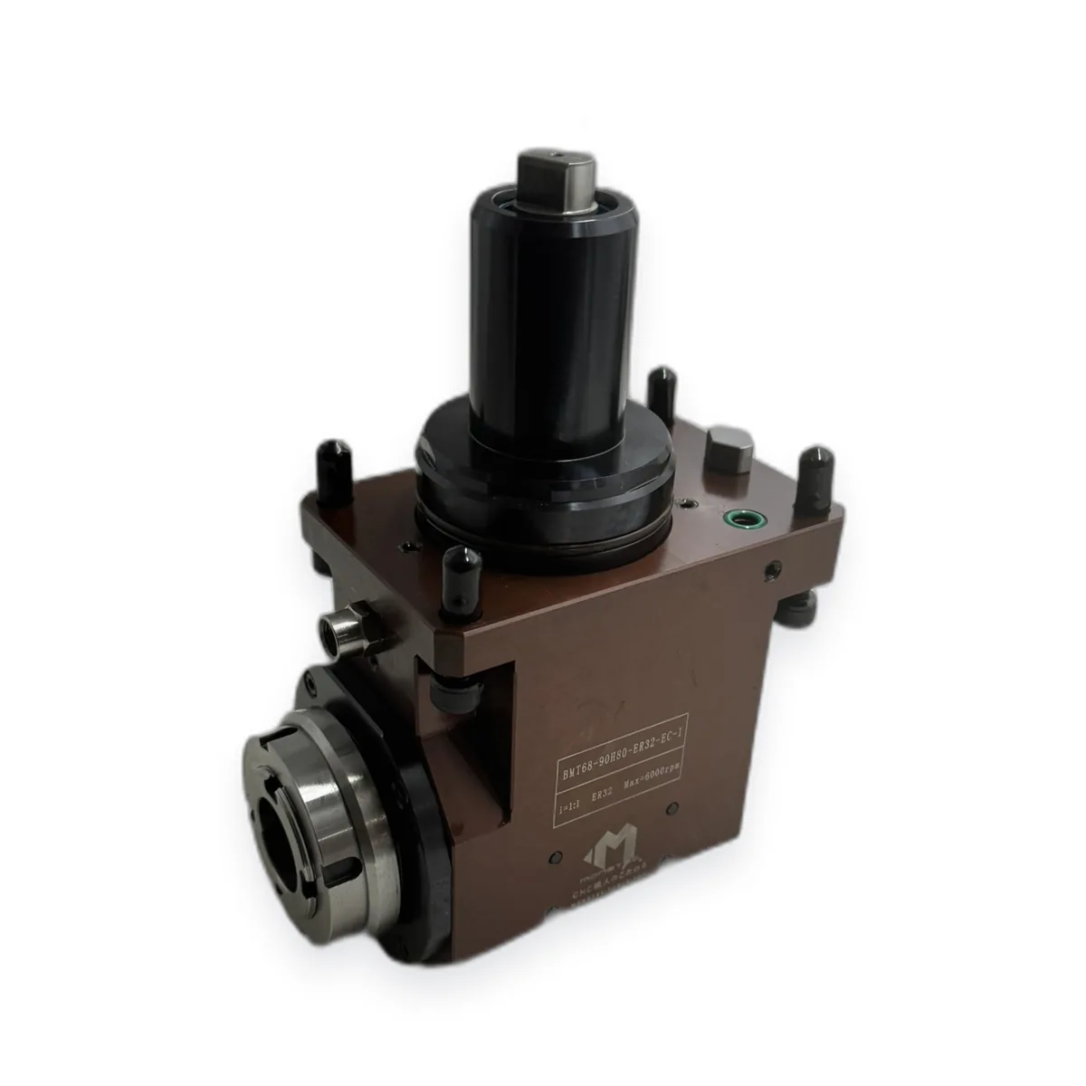 Mongtec driven tool holder with surface-treated body and ER collet output