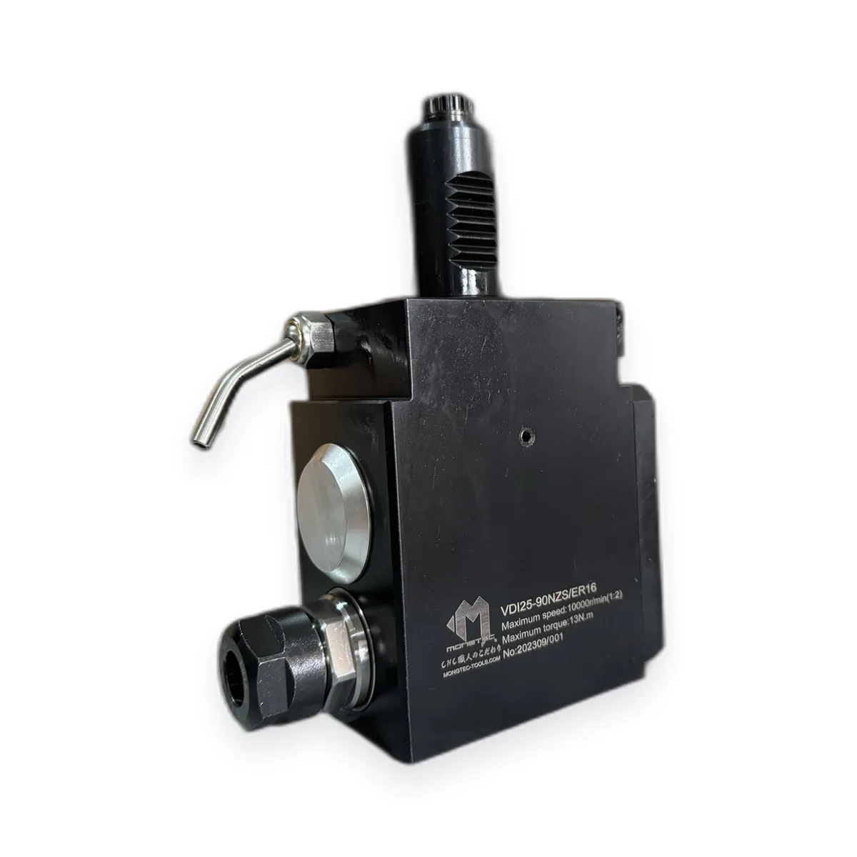 Mongtec VDI driven tool holder for DIN 69880 turret, ER16 collet