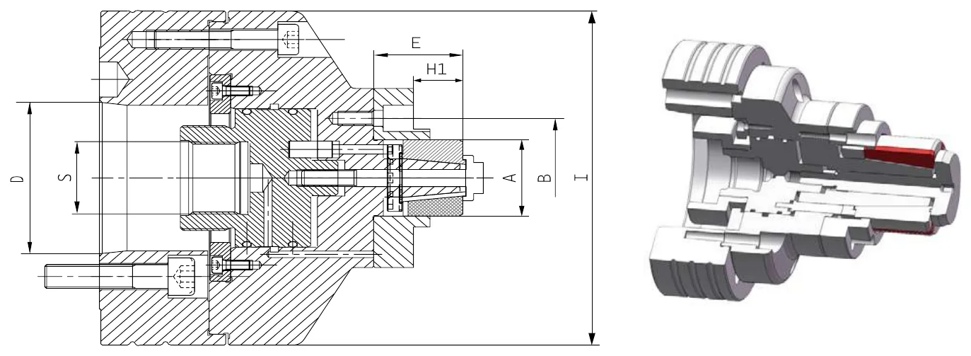 Mongtec HK1400 — dimensioned drawing