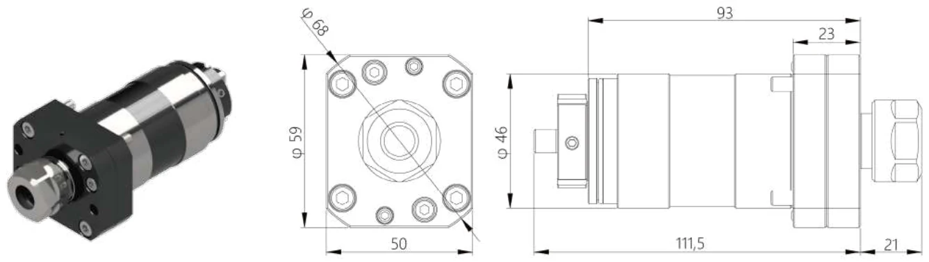 Mongtec 走心式車床刀座 —— Tsugami/Star/Citizen 料號對照 尺寸圖