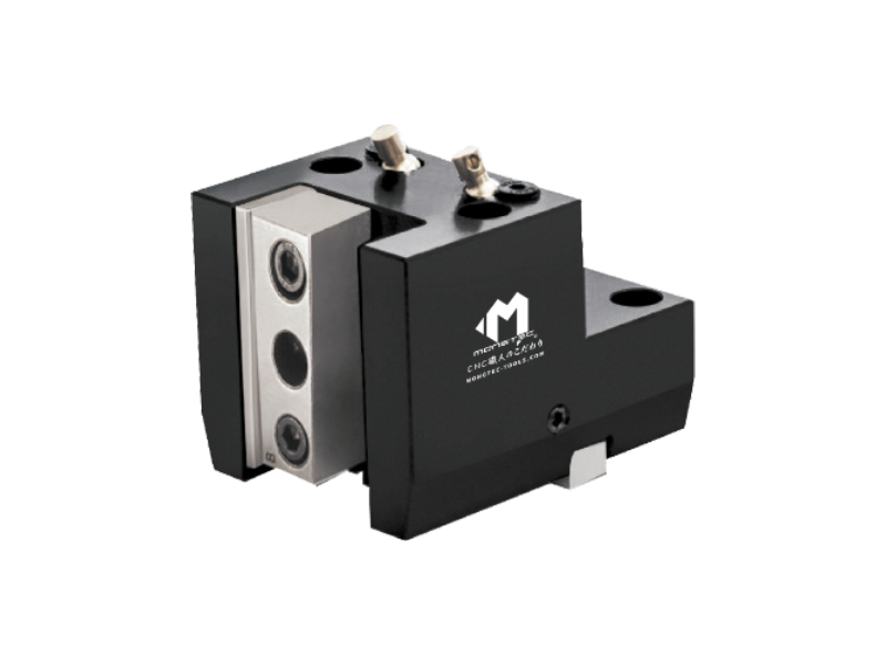 Mongtec ODS static turret holder — twin OD block with square insert seats